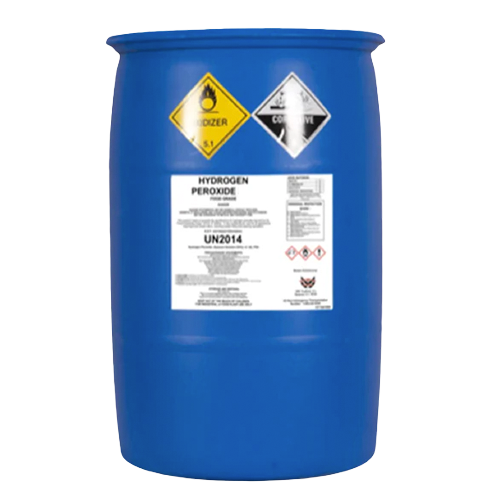 Hydrogen Peroxide Liquid Oxygen H2O2 34% 55 Gallon Bulk Drum