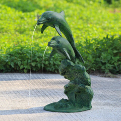 Leaping Dolphins Garden Spitter