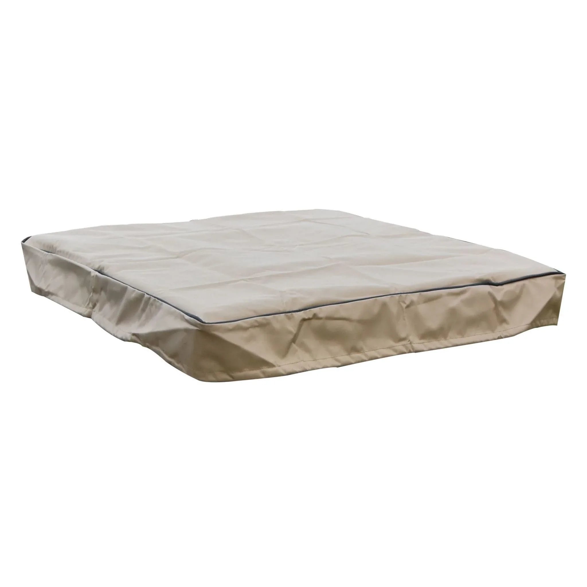 Elementi Montreal Square Concrete Liquid Propane Fire Pit OFG221