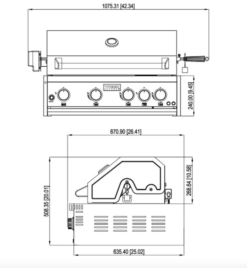 Outdoor Kitchen, Barbecue Grill & Pizza Oven