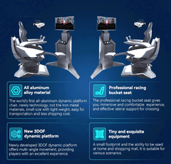 Virtual Reality Game 9D Flight Simulator