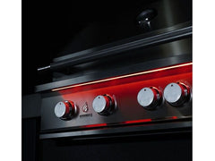 TrueFlame 32-Inch 4-Burner Freestanding Gas Grill with Rear Infrared Burner and Grill Lights