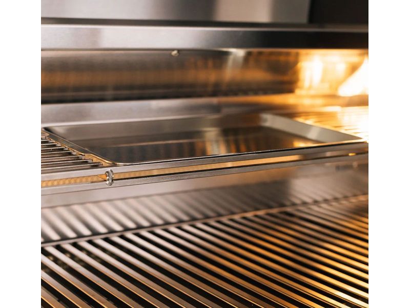 TrueFlame 40-Inch 5-Burner Freestanding Gas Grill with Rear Infrared Burner and Grill Lights