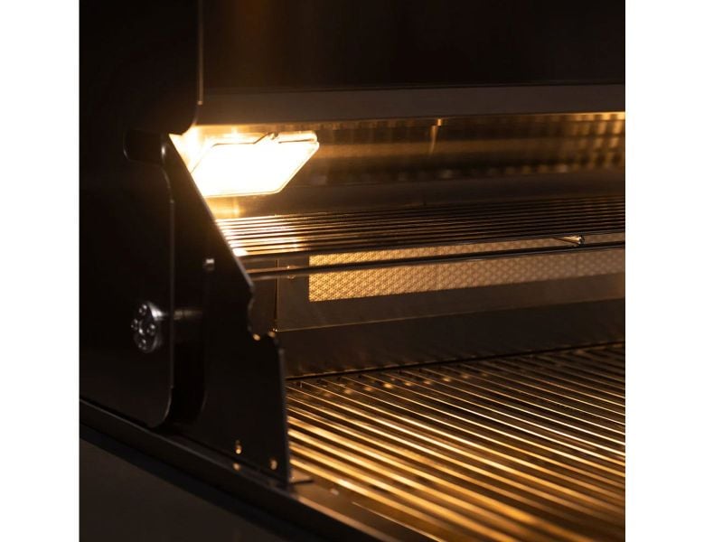 TrueFlame 40-Inch 5-Burner Freestanding Gas Grill with Rear Infrared Burner and Grill Lights